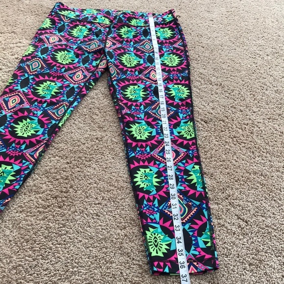 FILA size L pink multi running leggings - Picture 3 of 7